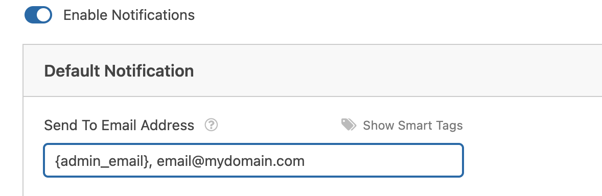 How to add multiple email addresses for the contact form in WordPress