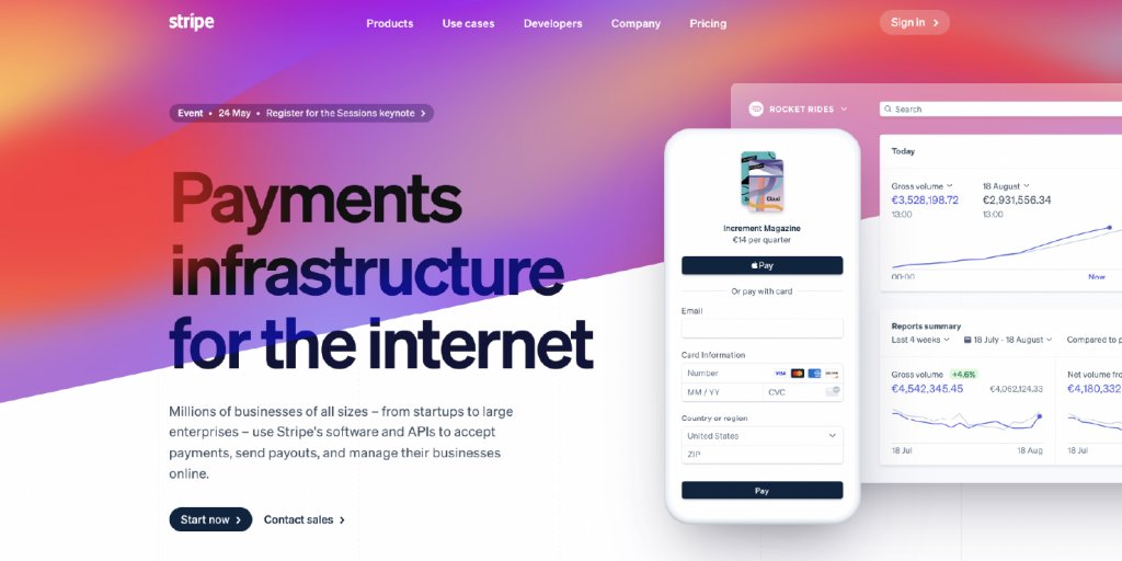 Stripe Payment Processor to accept payments online