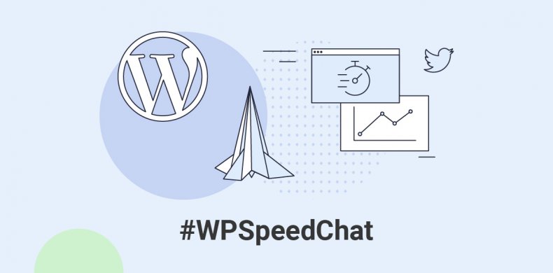 twitter chat image about wordpress speed tips