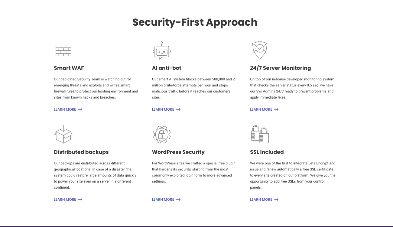 Security comes first at SiteGround Web Hosting