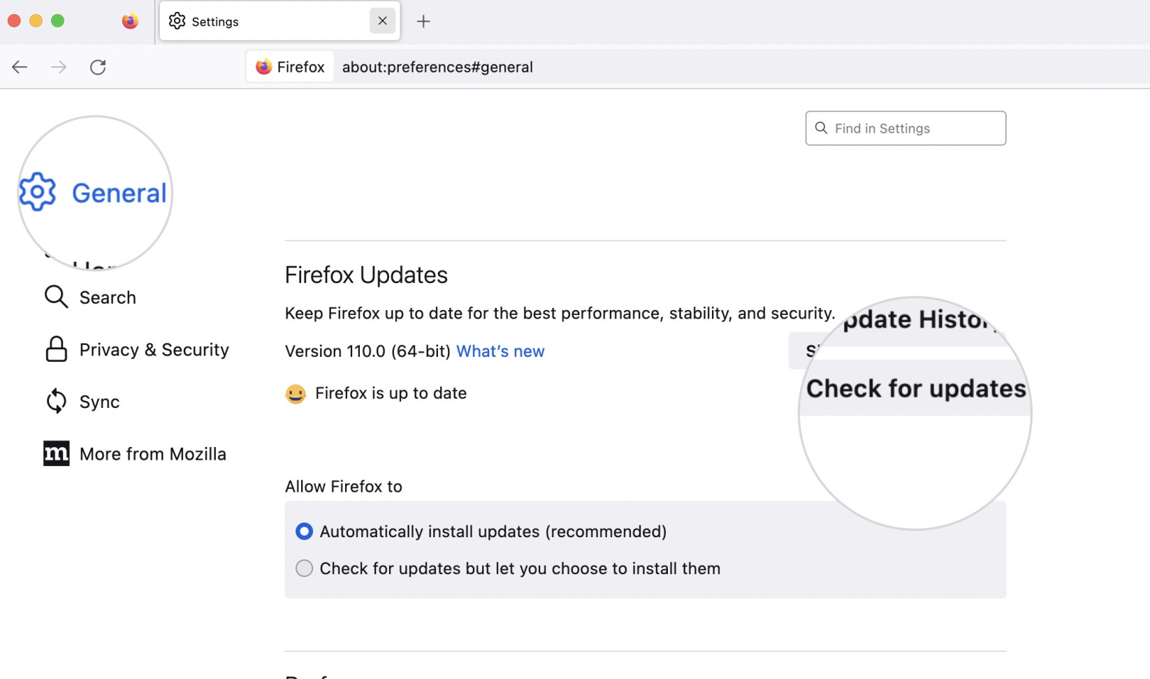 How to update Mozilla Firefox