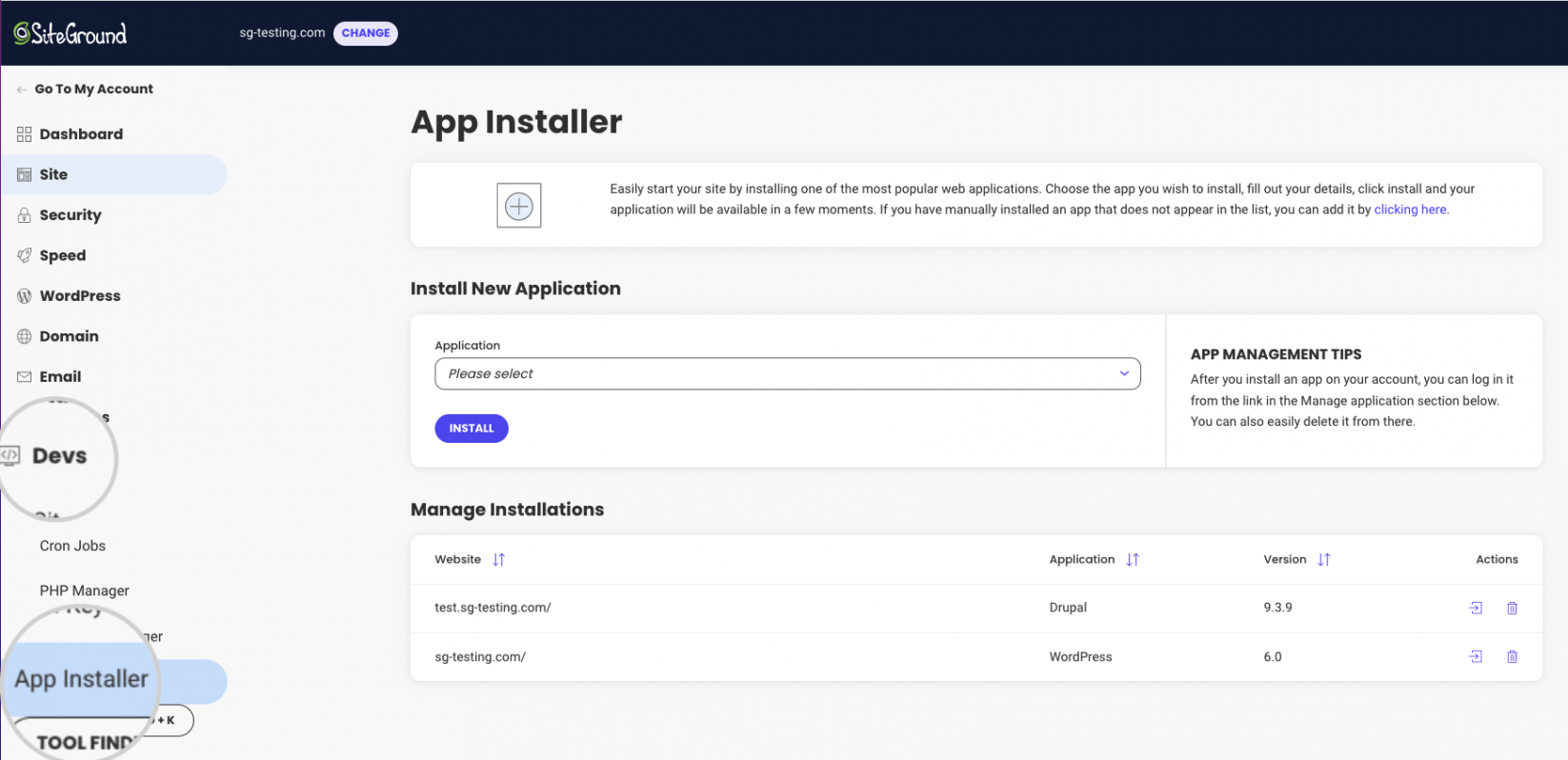 How to access the App Installer